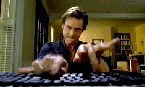 Bruce Almighty - Typing