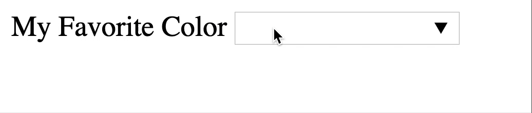 Favorite color picker example